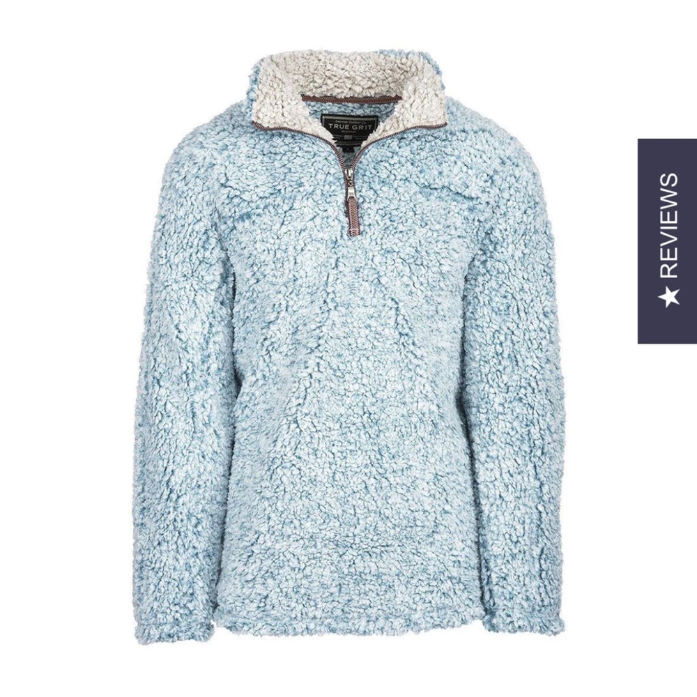 TRUE GRIT - The original  frosty tip pullover (blue)